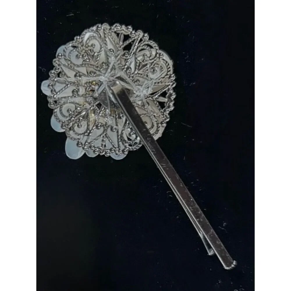 NEW Anthropologie Floral Beaded Hair Pin